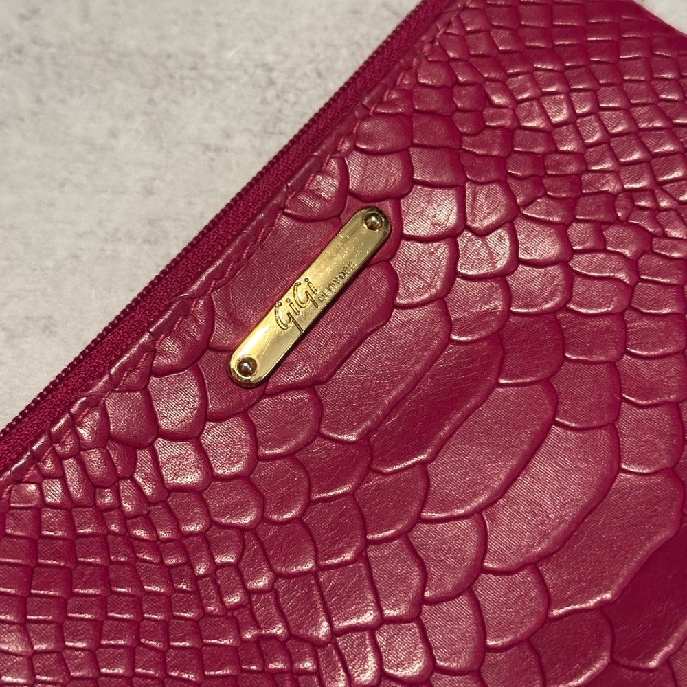 Gigi New York All In One Coin Python Embossed Wal… - image 3
